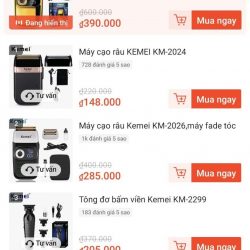 MÁY CẠO RÂU KEMEI 1102