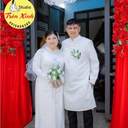 Áo dài cưới Tròn Xinh Bigsize 17.4