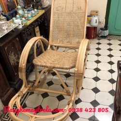 Ghế bập bênh mây lưới mắt cáo
