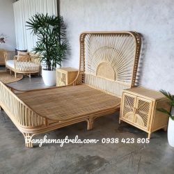 Giường ngủ mây tự nhiên