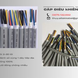 Dây cáp điều khiển có lưới chống nhiễu RVVP Altek Kabel