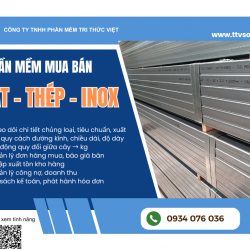 Phần mềm quản lý mua bán sắt, thép, inox và VLXD