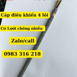 Cáp điều khiển  4 lõi có lớp chống nhiễu Altek Kabel