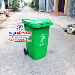Thùng rác 240L ( Nhựa HDPE nguyên sinh)-Chất lượng
