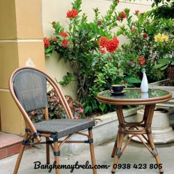 Ghế giả mây khung nhôm