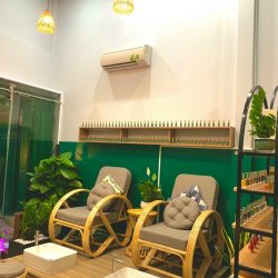 Ghế mây tự nhiên làm nail