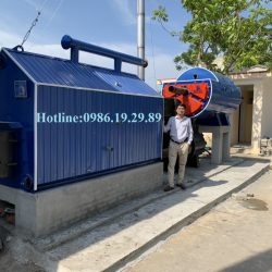 Nồi hơi đốt đa nhiên liệu công suất 1 tấn hơi/h