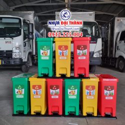 Thùng phân loại rác 3 ngăn tiện dụng