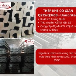 Thép co giãn Q235/Q345B - Unico Steel