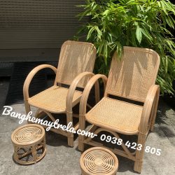 Ghế mây ngồi làm nail