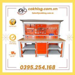 Bàn thao tác cơ khí chuyên dụng trong công nghiệp