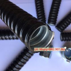 Ống ruột gà mạ kẽm luồn dây điện
