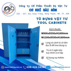Tủ đựng dụng cụ vật tư | TBVT Cơ Khí Sài Gòn