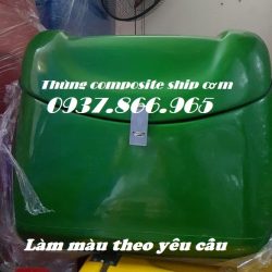 Thùng chở hàng sau xe máy tại hà nội, thung cho hang, thùng giao cơm