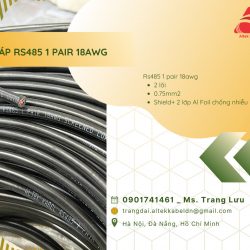 Cáp tín hiệu RS485 18AWG 1 Pair vặn xoắn 2 lớp chống nhiễu ALTEK KABEL