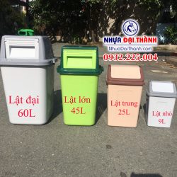 Thùng rác nắp lật văn phòng  tiện dụng (9L-25L-45L-60L)