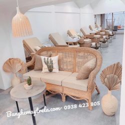 Bàn ghế sofa mât mắt cáo