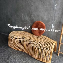 Ghế mây uốn caro