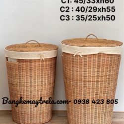 Giỏ đựng đồ mây tự nhiên phòng ngủ