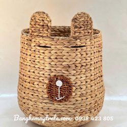 Sọt đựng đồ mây tre đan hình gấu