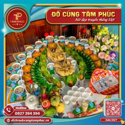 Vị trí đặt mâm lễ cúng đầy tháng cho bé.