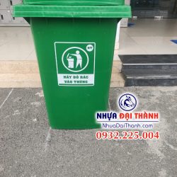 Thùng rác nhựa 360 lít HDPE nguyên sinh Chất lượng