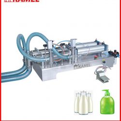 Máy chiết rót chất lỏng 2 đầu ngang