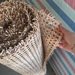 Lưới mây đan mắt cáo trang trí nội thất