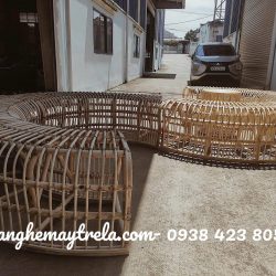 Ghế mây cao cấp uốn lượn