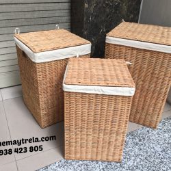 Giỏ mây vuông để đồ