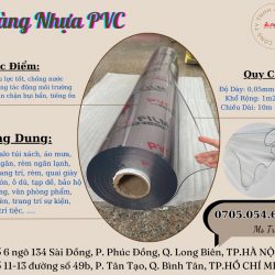 Thành phần của màng nhựa pvc, công dụng của màng pvc