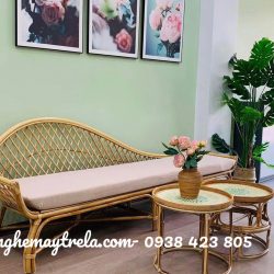 Ghế mây dài cho phòng chờ spa