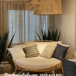 Ghế tròn mây tự nhiên