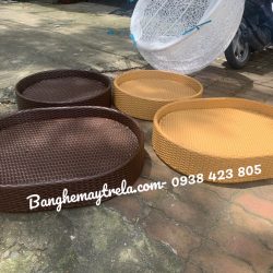 Khay nổi đồ ăn mây nhựa bể bơi