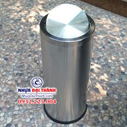 Thùng rác inox nắp lật tròn-lật vuông sang trọng-tiện dụng