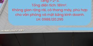 CHO THUÊ VĂN PHÒNG &amp; MẶT BẰNG KINH DOANH