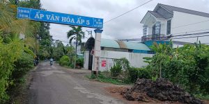 LÔ ĐẤT ĐƯỜNG XE 7 Chỗ. Ấp 5, P Đạo Thạnh. Rộng 129m2. Giá chưa đến 800tr.