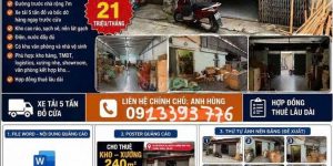 Cho thuê, văn phòng, kho ngõ 93, Hoàng Văn Thái, Phường Khương Đình, Quận Thanh