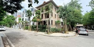 Siêu phẩm biệt thự xây thô lô góc khu đô thị Bảo Sơn 377m2 x 4 tầng mặt tiền 30m