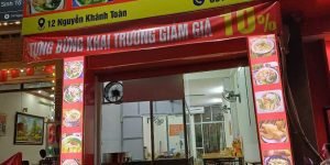 MẶT BẰNG ĐẸP- GIÁ TỐT -Sang Nhượng Cửa Hàng Phở Đường Nguyễn Khánh Toàn, Cầu