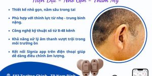 Máy trợ thính đeo trong tai thẩm mỹ CIC