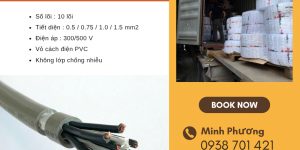 Báo giá cáp điều khiển không chống nhiễu 10x1.5mm2 mới nhất Đà Nẵng, Huế