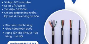 Cáp tín hiệu chống nhiễu 2/4/6/8 lõi x0.22m2 Altek Kabel