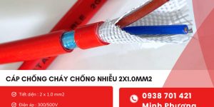 Cáp chống cháy chống nhiễu 2x1.0mm2 giá tốt - hàng sẵn kho Đà Nẵng, Hà Nội, HCM