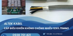 Cáp điều khiển không lưới chống nhiễu 12x0.75mm2 giá tốt Hà Nội, Hải Phòng, Bắc