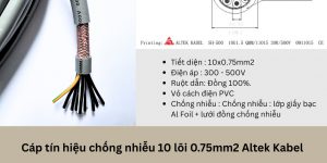 Cáp tín hiệu chống nhiễu 10 lõi 0.75mm2 Altek Kabel Đà Nẵng, Hà Nội, Hồ Chí Minh