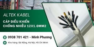 Dây cáp điều khiển có lưới chống nhiễu 12x1.0mm2 Altek Kabel Đà Nẵng, Huế