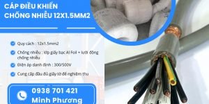 Cáp điều khiển chống nhiễu 12x1.5mm² chính hãng – Sẵn kho Đà Nẵng, Hồ Chí Minh