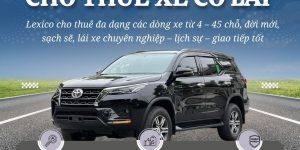Dịch Vụ Cho Thuê Xe Ô Tô Có Lái – Phục Vụ Đa Dạng Các Dòng Xe