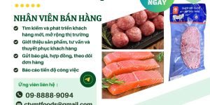 Tuyển NVKD thị trường ngành thực phẩm đi làm ngay